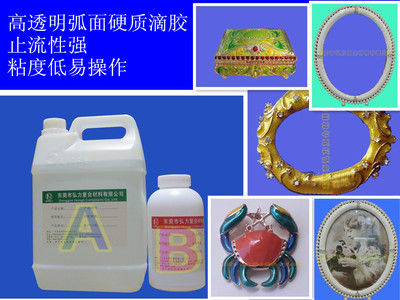 硬质透明弧面止流胶
